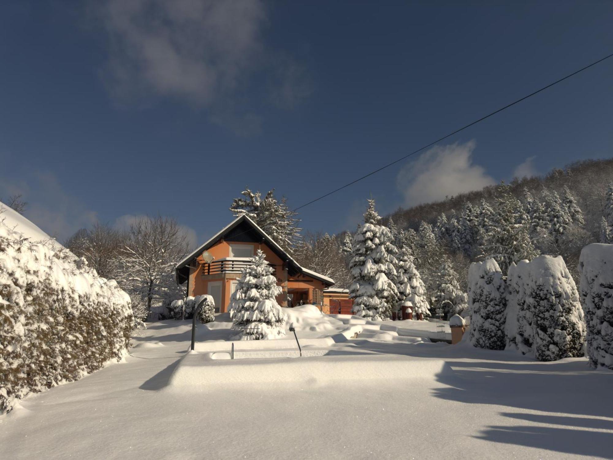 Villa Tratea - With A Heated Pool Tomici المظهر الخارجي الصورة