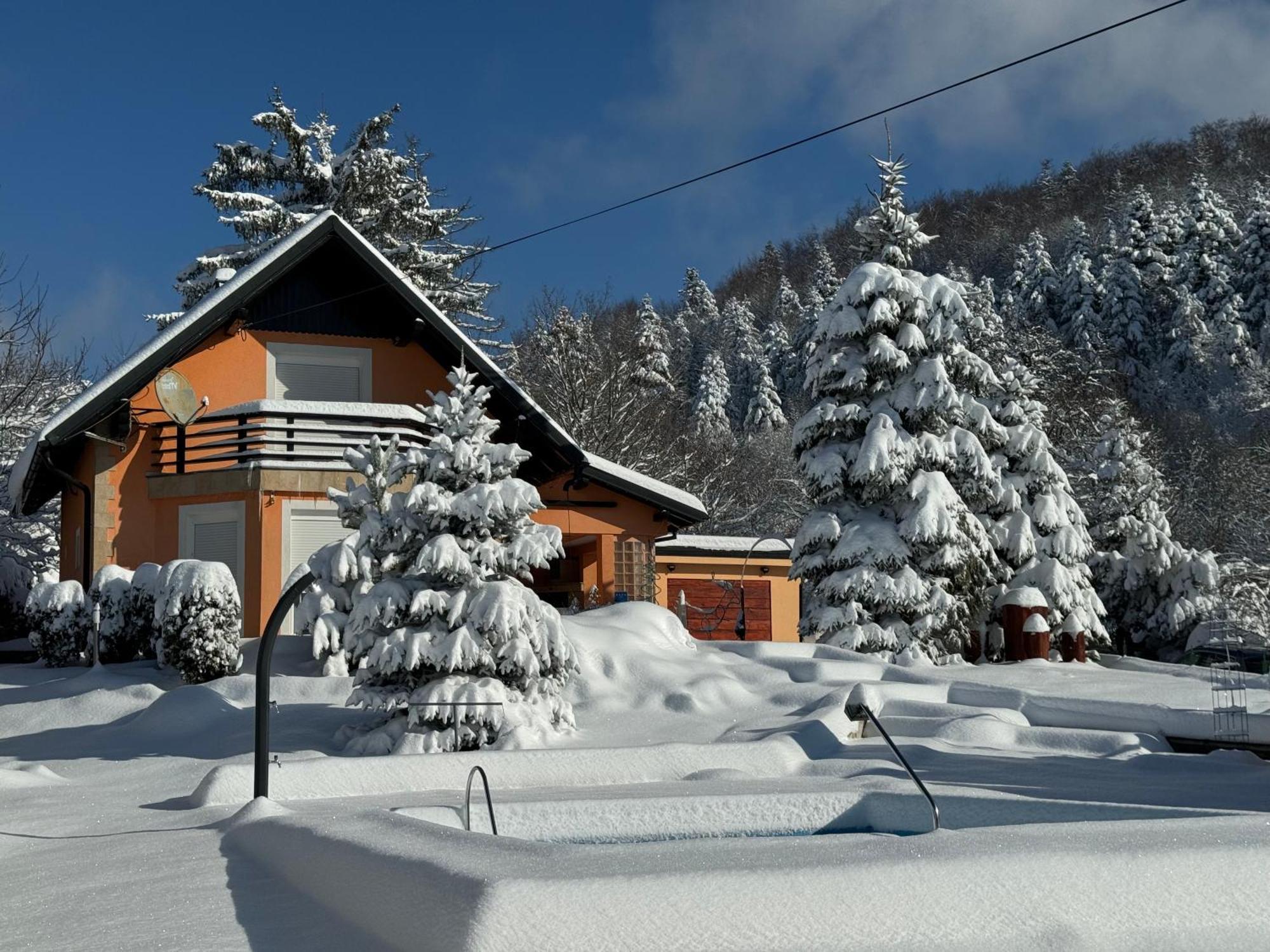 Villa Tratea - With A Heated Pool Tomici المظهر الخارجي الصورة